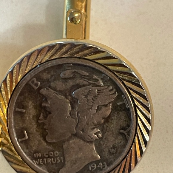 Vintage Mercury Dime Cuff Links - Picture 4 of 6